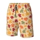 thumbnail image 4 of Balery Autumn Maple Leaves Traje de Baño Estilo Hawaiano para Hombre, Shorts de Secado Rápido con Bolsillos-XX-Large, 4 of 6