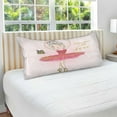thumbnail image 4 of Lovely Ballerina Girl Pillowcases, Soft and Cozy Decor Giftsative Pillow Cases with Hidden Zipper for Bedroom, Sofa, Couch, King Size 21x54 Inches（340）, 4 of 6