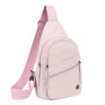 thumbnail image 3 of Clossjun Women Men Small Crossbody Bags Daily Wear Sling Bag Adjustable Belt Casual Daypacks For Work Out Hiking Party Back To School Pink, 3 of 6