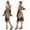 Golden, variant on 1920 Retro Sequin Skirt Gatsby Ball Tassel Dress Party Banquet Dance Skirt Beaded Toast Mini Dress,L,Golden
