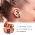 thumbnail image 3 of Cancelación de ruidos Bluetooth compatible con Bluetooth 5.1 Auriculares LED recargables Auriculares en oreja Portátil Celulares Tabletas Tabletas Regalo Naranja Inevent EL022568-04B, 3 of 7