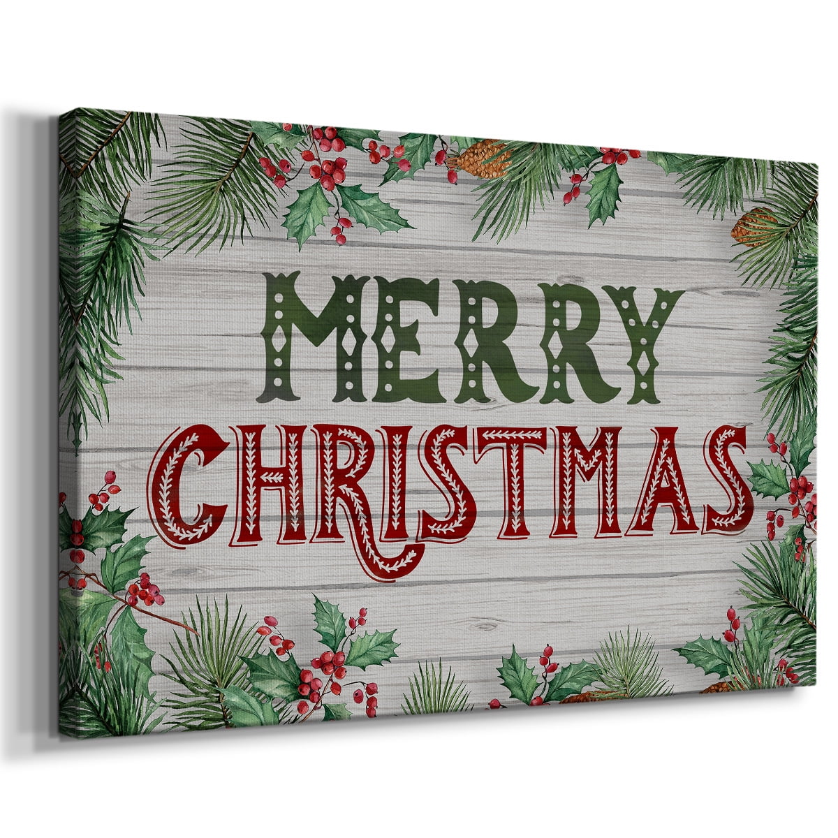 Christmas Greenery- Gallery Wrapped Canvas