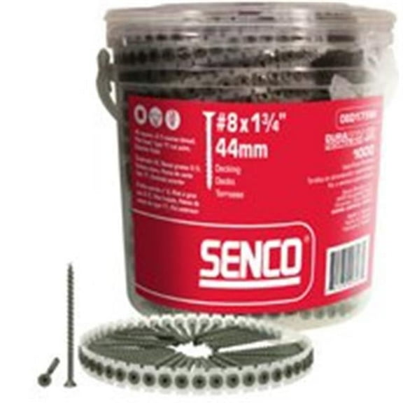 Senco Products 08D250W 8 x 2.5 In. Deck Collated Screw