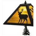 thumbnail image 5 of Meyda Tiffany 151433 Placid Deer 21" Tall Buffet Table Lamp - Bronze, 5 of 6