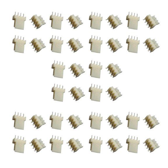 500Pcs KF2510 Connector 2.54MM PITCH Male Pin Header 4Pin Fan Connector for ASIC Miner Antminer S9 Z9 Z15 L3 DR3 T2T A9
