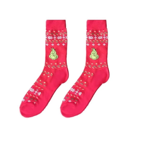 Calcetines MINISO Disney de Navidad Anime The Grinch calcetines de moda para hombre calcetines sexis para parejas calcetines divertidos venta directa talla 40-45