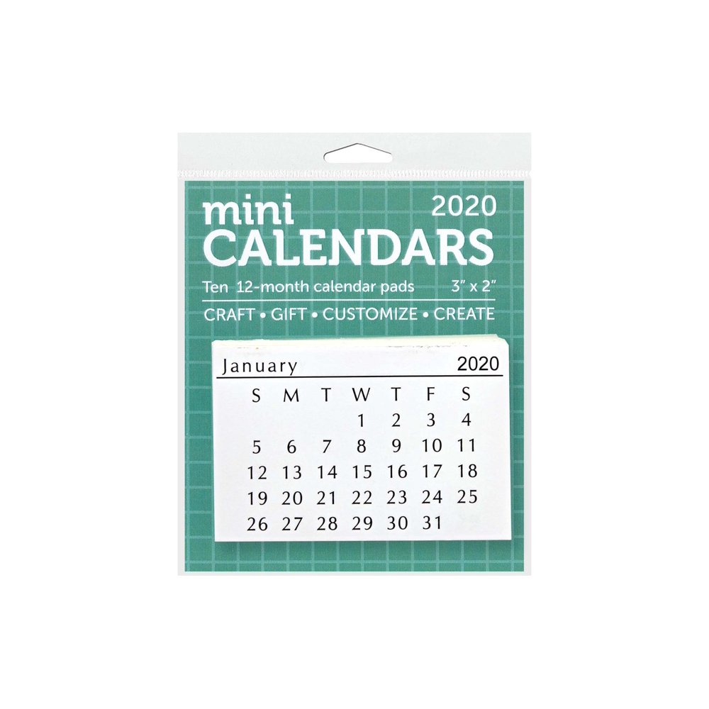 Mini Tear-Off Calendar 3X2&Quot; 10 Sets 2020 - Walmart.com - Walmart.com