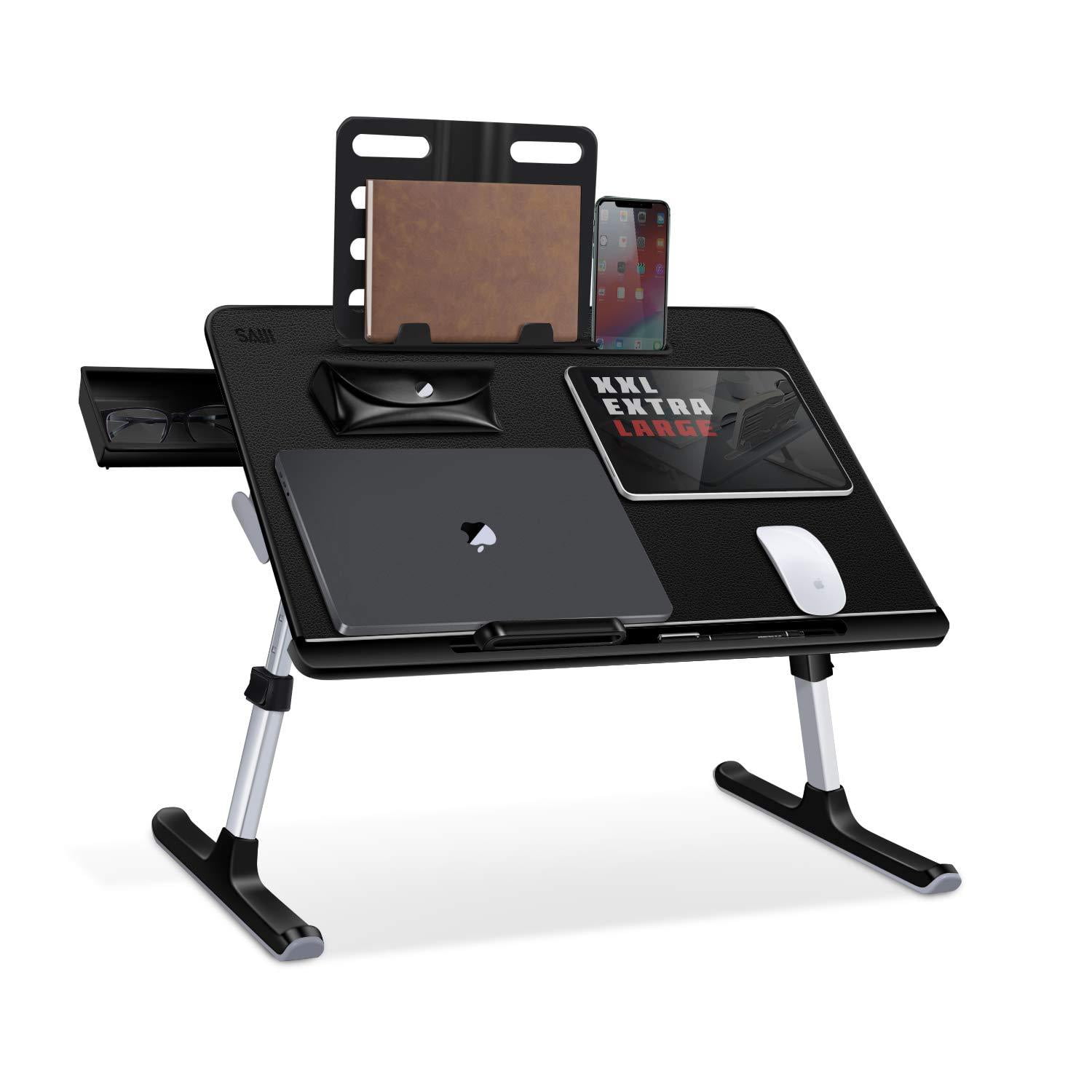 Laptop Bed Tray Table, SAIJI Adjustable Laptop Desk for