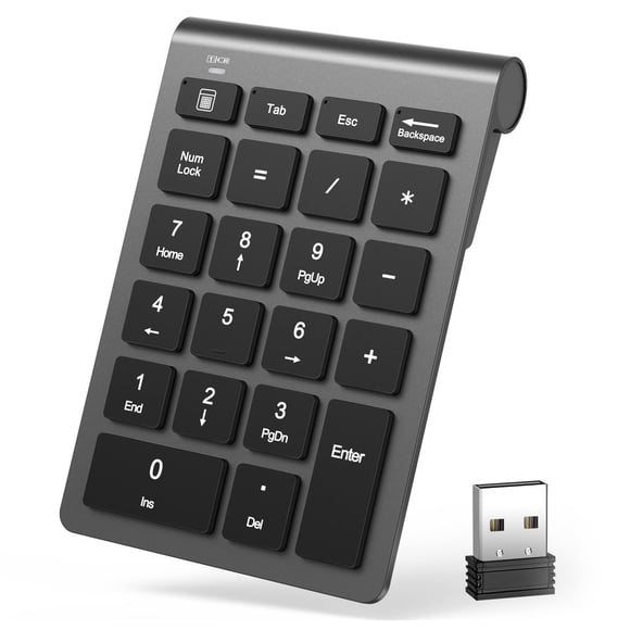 Teclado numérico inalámbrico LIANGSTAR Teclado numérico 22 teclas