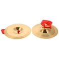 thumbnail image 2 of Shisuyan Cymbales pour Méditations Doré 1 Paire 7.5X7.5X0.4In, 2 of 8