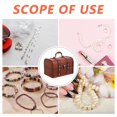 thumbnail image 3 of JUNWELL Wooden Trinket Boxes Jewelry Box with Lock Antique Treasure Case Jewelry Packing Container, 3 of 8