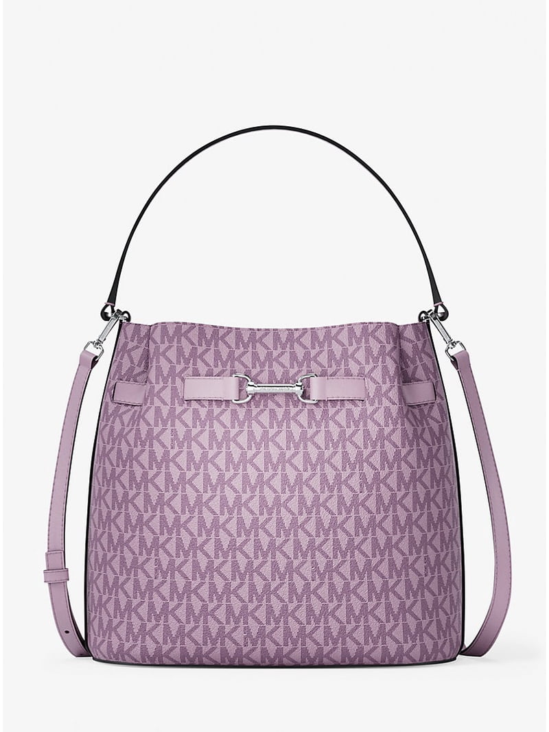 Michael Kors Carson Medium Signature Logo Convertible Bucket
