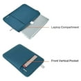 thumbnail image 4 of Mosiso Laptop Sleeve Bag for 2018-2022 MacBook Air 13 inch A2337 M1 A2179 A1932, MacBook Pro 13 M2 M1 A2338 A2289 A2251 A2159 A1989 A1706 A1708, Polyester Notebook Sleeve Case Cover, Deep Teal, 4 of 6