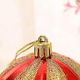 thumbnail image 2 of 12 bolas navideñas pintadas a mano JanHm alta gama 8 cm color rojo, 2 of 5