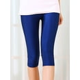 thumbnail image 1 of Leggings Shorts Néon Capris Brillants en Polyester Spandex Colorés Haute Élasticité Décontractés, 1 of 6
