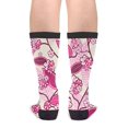 thumbnail image 2 of Chaussettes Unisexes en Coton Décontracté - Chaussettes Fleurs Roses, 2 of 5