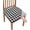 Black, variant on Black Blue Plaid Chair Seat Covers for Dining Room Stretch Chair Seat Covers Set of 4, Country Buffalo Checked Gingham Chair Seat Protector Cushion Slipcovers for Kitchen Restaurant Office