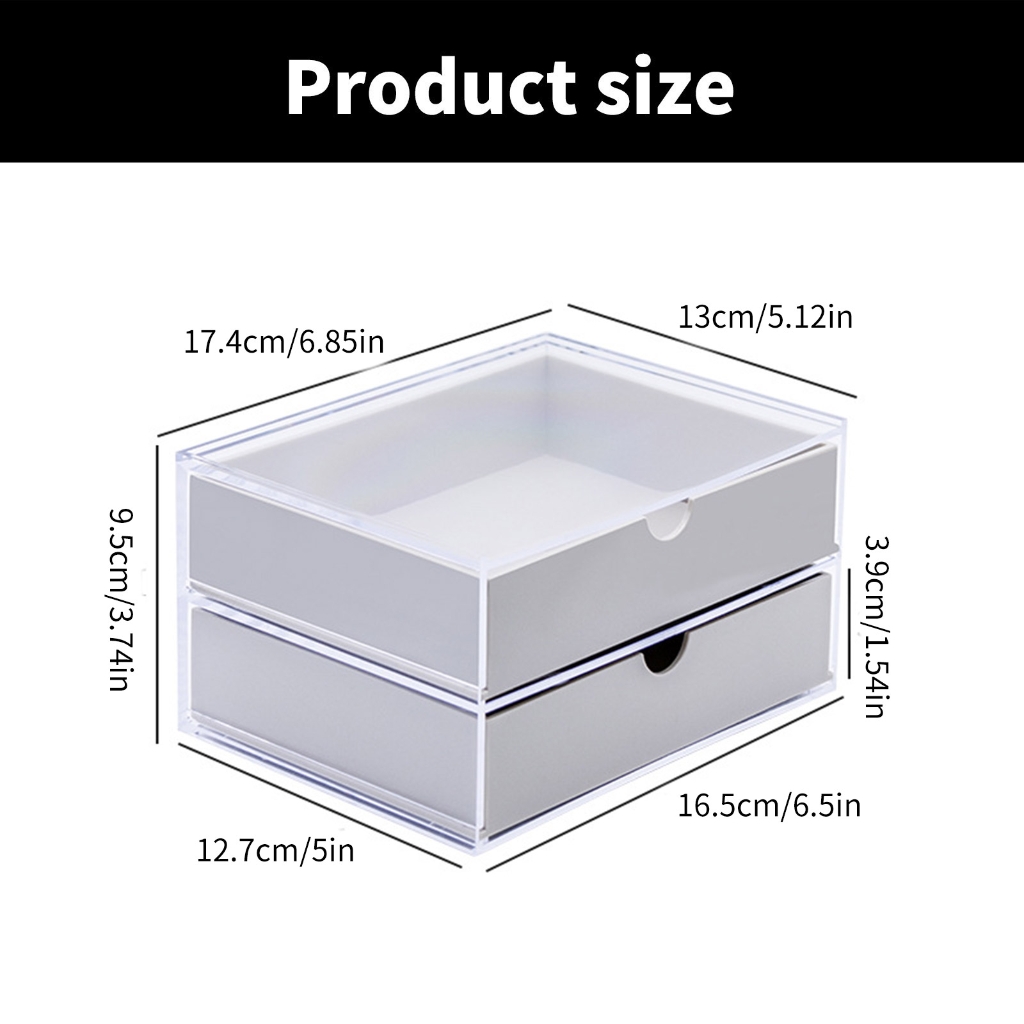 Double Layer Manicure Tool Box,Nail Pen Box Storage Case for Organizing,Plastic Nail Tool Box for Manicure Pedicure Kit
