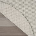 thumbnail image 3 of Nourison Courtyard Indoor/Outdoor Ivory/Silver 5 x Round Area Rug (5 Round), 3 of 11