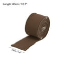 thumbnail image 2 of Uxcell 1 Pair Elastic Cuffs Ribbed Trims, 31.5" x 1.4" Cotton Knit Rib Stretch Cuff Sleeve for DIY Sewing, Brown, 2 of 6