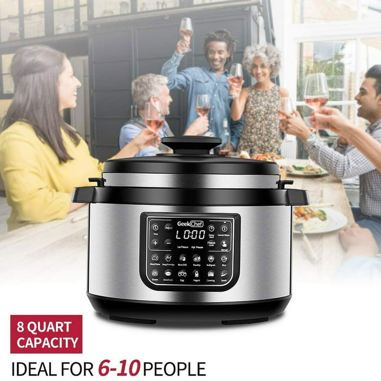 8 Qt 12-in-1 Multiuse Programmable Electric Pressure Cooker - Dutch Country  General Store