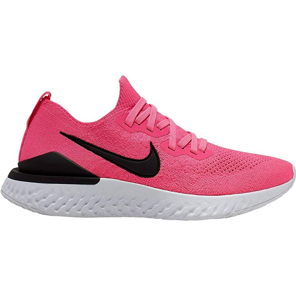 Nike Nike Women's Epic React Flyknit 2 Running Shoe, Pink/Black/White