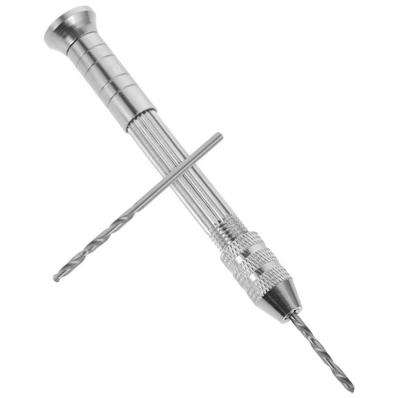 LOLIPPYY 1Set Rotary Hand Drill Tool Precision Metal Candle Hole Puncher for Manual Crafting