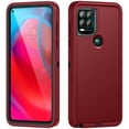 thumbnail image 4 of JTCASES for Motorola Moto G Stylus 5G 2023 Case, Shockproof Anti-drop PC Frame Anti-slip Strip Silicone Back Shell Rugged Anti-scratch for Motorola Moto G Stylus 5G 2023 (6.6") - Red, 4 of 9