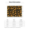 thumbnail image 2 of Throw Blanket for Couch Sofa and Bed, pumpkin halloween spider web Soft Plush Throw Blanket, Fuzzy Cuteness Comfy Warm Washable Flannel Blanket Throws for All Season, 2 of 8