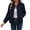 c01Blue, variant on Bomber Jacket for Women Casual Button Down Lightweight Fall Fashion Solid Long Sleeve Stand Collar Baseball Jacket with Pockets Yellow M