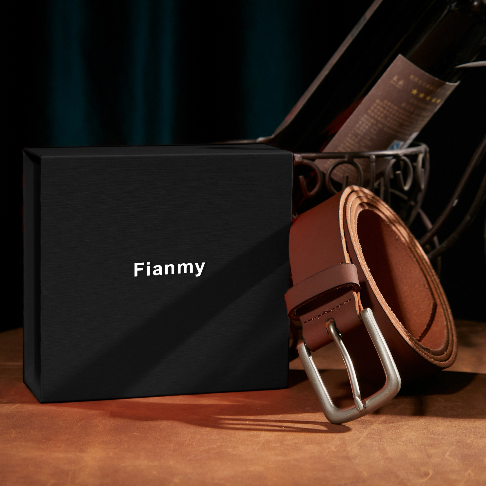 Fianmy Men's Genuine Leather Belt photo 3