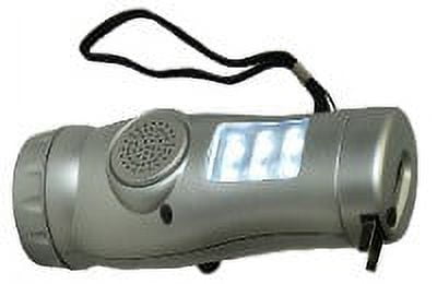 Sonnet Industries FSH-249 PLUG IN RECHARGEABLE 5 LED FLASHLIGHT RADIO WITH 6 LED HANDSFREE SIDE PANEL