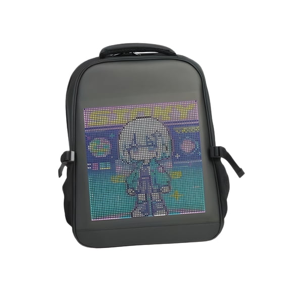 LED Backpacks with Programmable Screen,Laptop Backpacks Diys Travel Daypack Motorcycle Backpack for Men or Womens