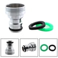 thumbnail image 4 of MYG 2pcs Washing Machine Faucet Adapter Hose Converter Parts Stainless Steel, 4 of 9