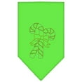 thumbnail image 6 of Christmas Pet and Dog Bandana Rhinestone, "Candy Canes", 6 of 10