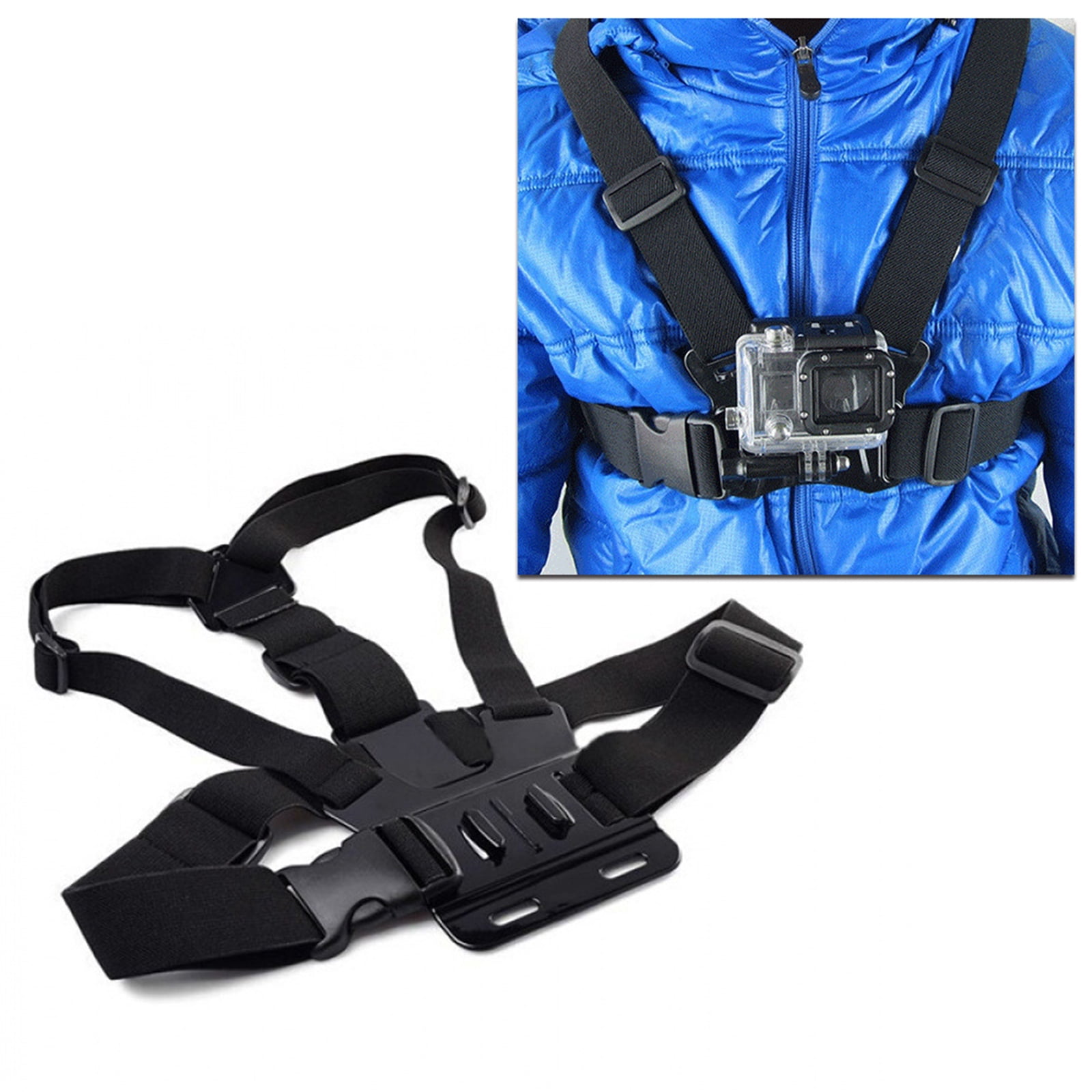 Chest Strap Mount Elastic Action Camera Body Belt Harness for Go
