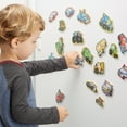 thumbnail image 2 of Melissa & Doug Wooden Vehicle Magnets in a Box (20 pcs), 2 of 4