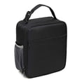 thumbnail image 1 of Lonchera para Niños Mini bolsa térmica blanda con aislamiento para la vuelta al cole, kit de comida para niñas y niños, color negro, 23 x 11 x 26 cm, 1 of 5