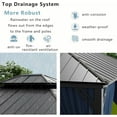 thumbnail image 6 of ASJMR 12x14 FT Hardtop Gazebo Double Roof with Metal Frame,Outdoor Pavilion With Curtains and Nettings,Garden Tent For Courtyards Backyards Decks Grass,Navy, 6 of 7