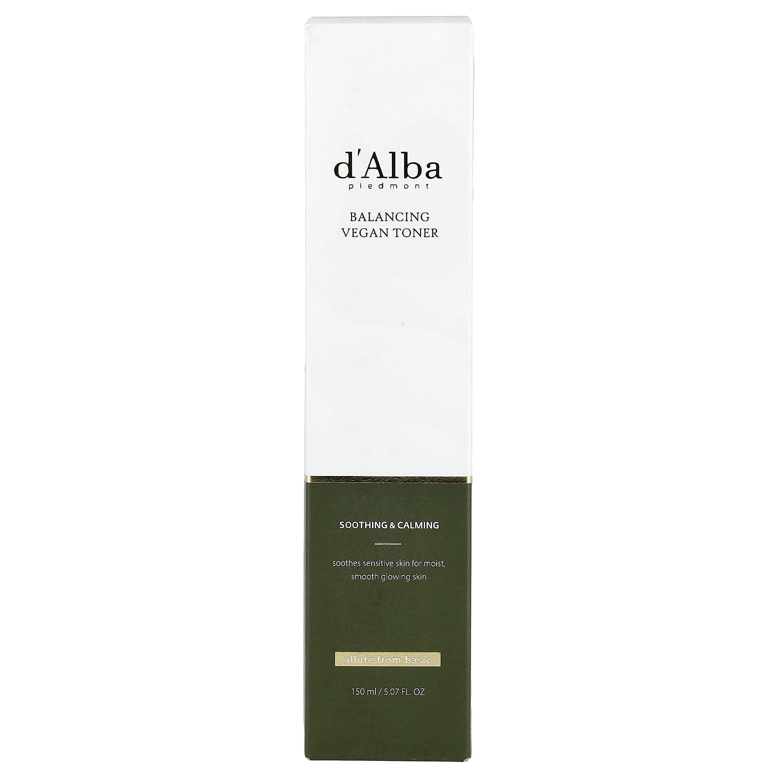 d'Alba Balancing Vegan Toner, 5.07 fl oz (150 ml)