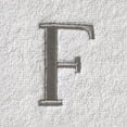 thumbnail image 2 of Skl Home Toalla De Baño Informal Con Monograma F 28X54 Blanco, 2 of 5