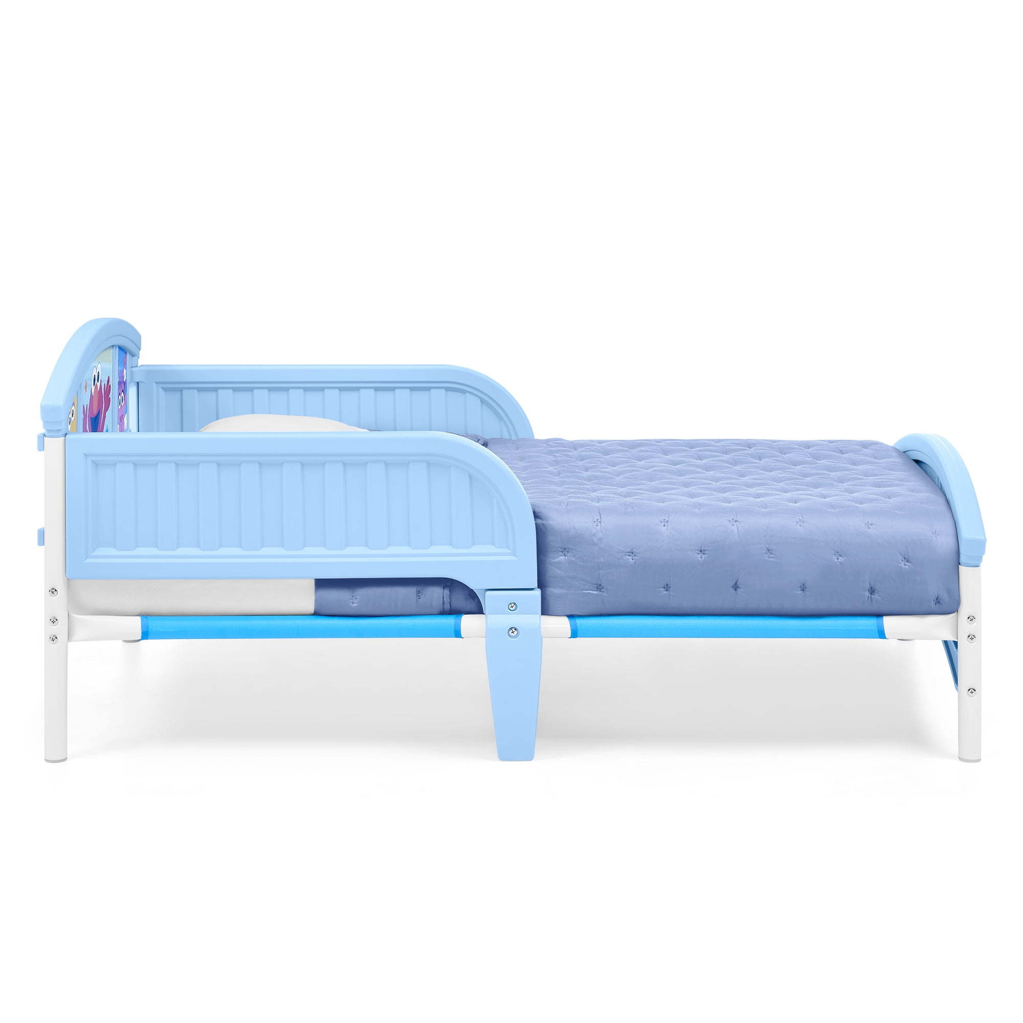 Delta Children Sesame Street Elmo Plastic Toddler Bed, Red and Blue