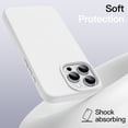 thumbnail image 4 of JETech Liquid Silicone Case for iPhone 16 Pro 6.3-Inch, Silky Soft Touch Full-Body Protective Phone Case, Anti-Scratch Shockproof Cover with Microfiber Lining (White), 4 of 6