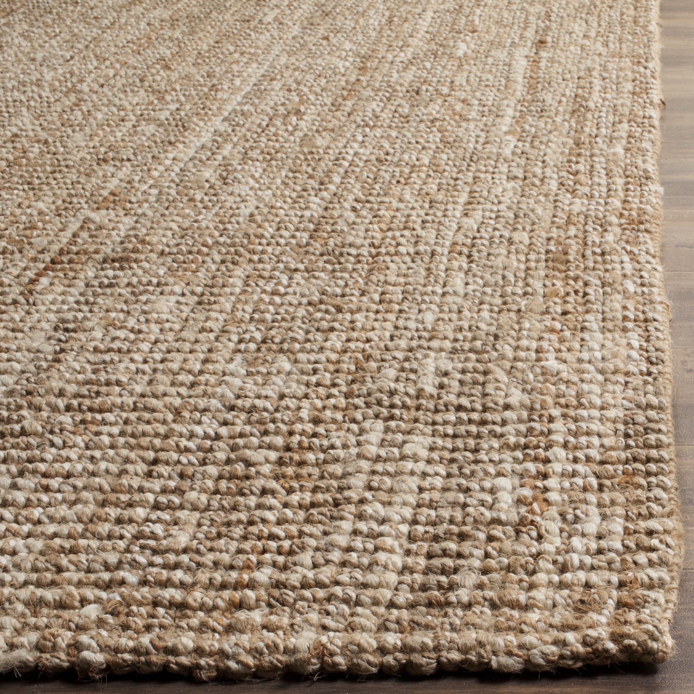 Safavieh Natural Fiber Levi Solid Area Rug, Natural/Ivory, 9' x 12'