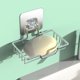 thumbnail image 2 of Jabonera de acero inoxidable de una sola capa para baño y cocina., 2 of 8
