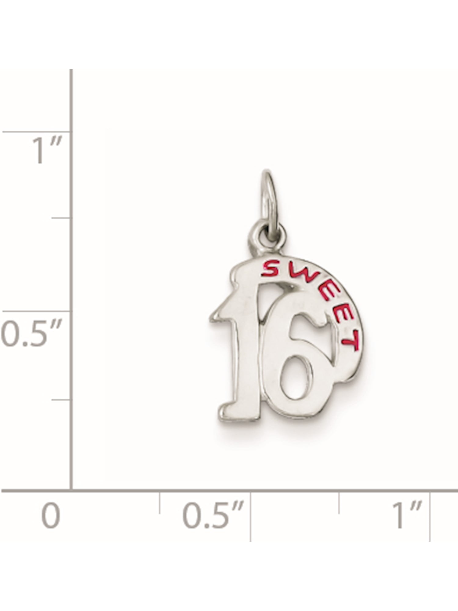 .925 Sterling Silver Brittany Spaniel Dog Disc Charm Pendant