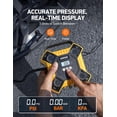 thumbnail image 3 of AstroAI Tire Inflator PortableAir Compressor 160PSI, 12V DC (NO AC) 10Ft Cord with Integrated Metal Structure, LED Light Air Pump for Car Tires, Bicycles, Motorcycles and Other Inflatables(Yellow), 3 of 9