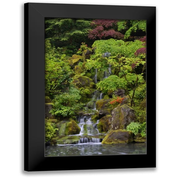 Moore, Brian 11x14 Black Modern Framed Museum Art Print Titled - Japanese Gardens I