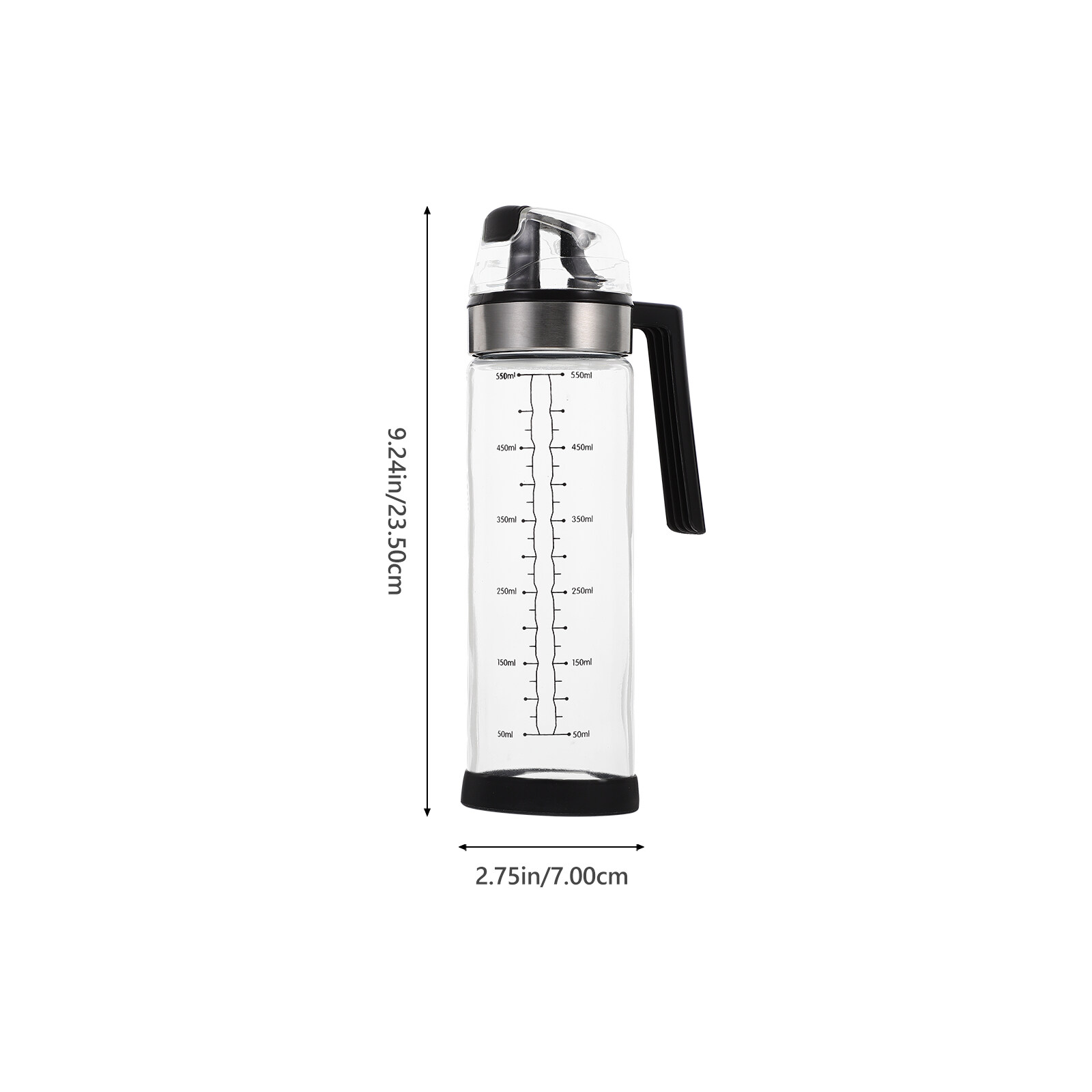 Olive Oil Dispenser Oil Bottle Kitchen Oil Dispenser with Measurement Scale Cooking Oil Holder