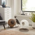 thumbnail image 5 of Swiss Madison  Nala Wicker Cat Condo in White White, 5 of 5